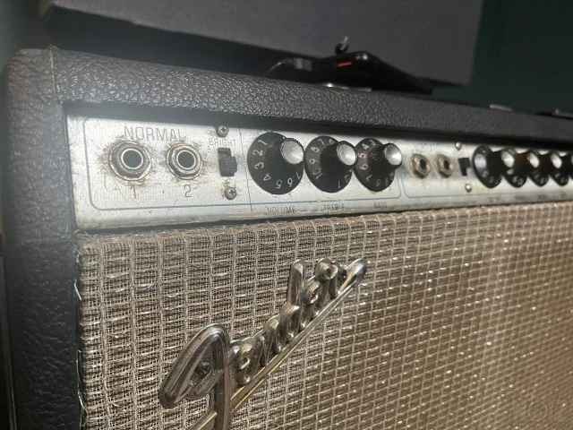 1967 Fender Super Reverb Drip Edge Black