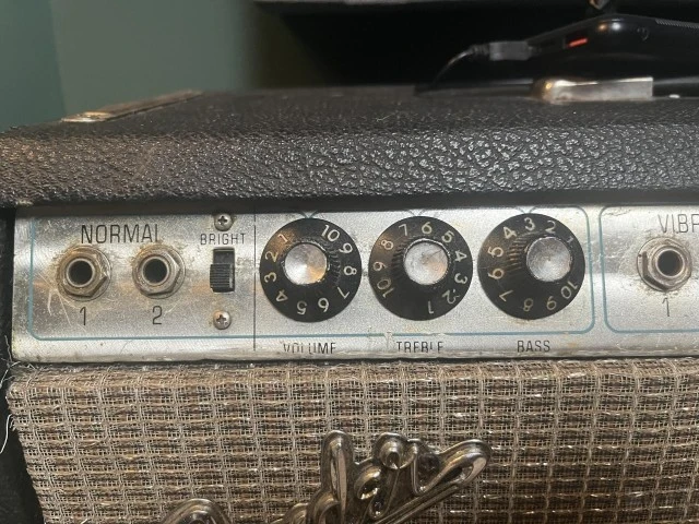 1967 Fender Super Reverb Drip Edge Black