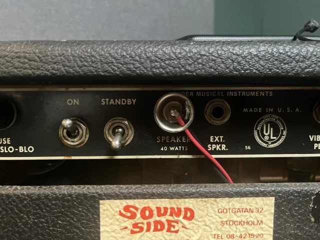 1967 Fender Super Reverb Drip Edge Black