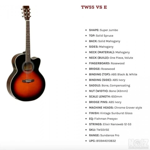 Tanglewood TW55 VSE