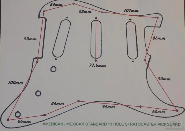Aluminium Strato Pickguards