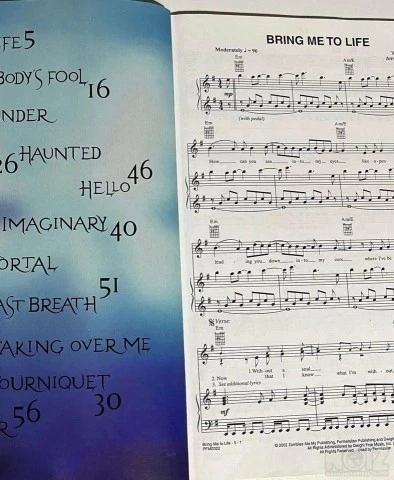 γνήσιο βιβλίο Evanescence Falle