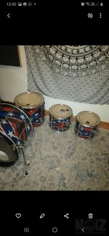 Drumset spartacus custom 4piece