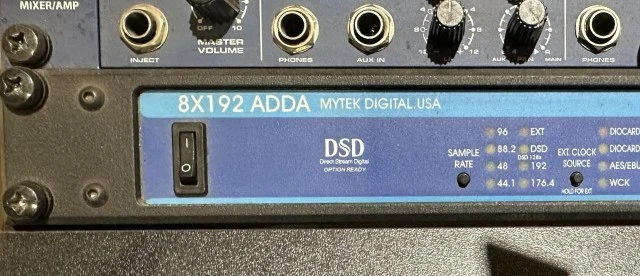 Mytek 8X192 AD-DA converter