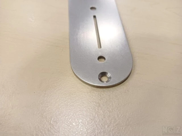 Stainless steel Telecaster control plate