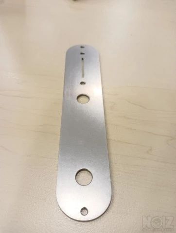 Stainless steel Telecaster control plate