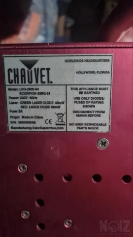 Laser Chauvet LRG-2000-64 Scorpion 55RG-