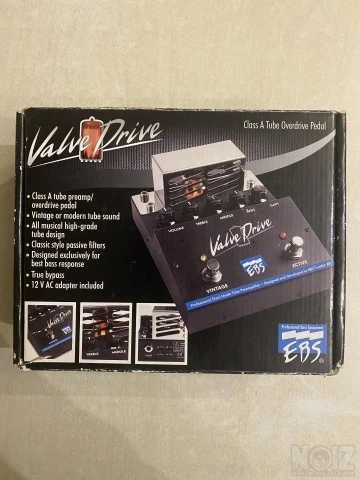EBS Valve Drive Di tube bass preamp peda