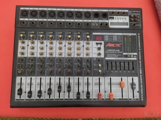 M-802USB Επαγγελματική μικροφωνική κονσό