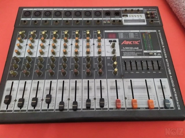 M-802USB Επαγγελματική μικροφωνική κονσό