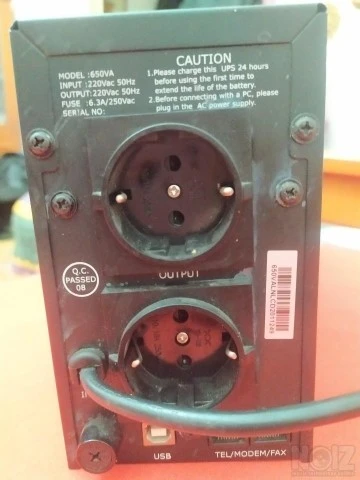 Turbo-X UPS 650 VA Line Interactive EA26