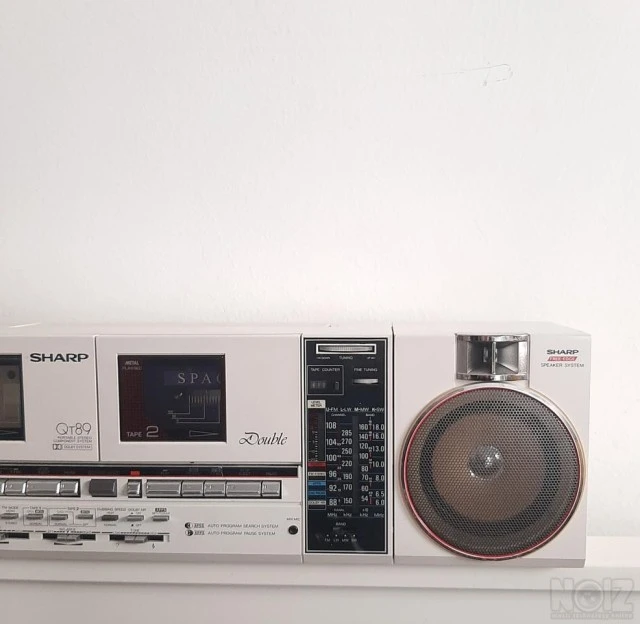 SHARP QT89HW boombox ghetto blaster διπλ