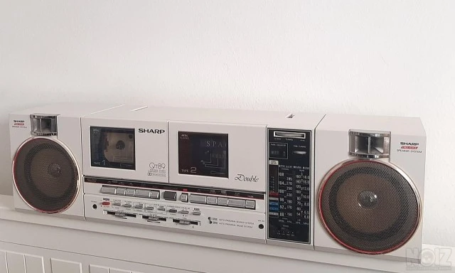SHARP QT89HW boombox ghetto blaster διπλ