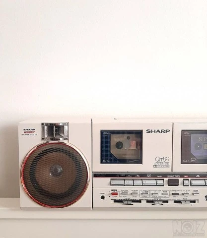 SHARP QT89HW boombox ghetto blaster διπλ