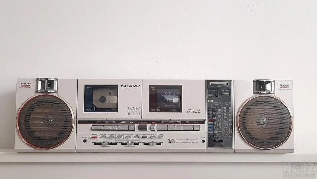 SHARP QT89HW boombox ghetto blaster διπλ