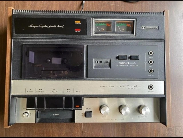 Sansui sc 636 cassette recorder 70s