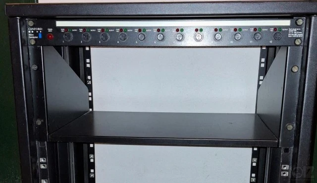 Rack 12U μεταλλικό + Canford Mains distr