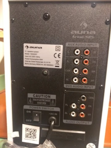 AUNA 5.1 Home Cinema Areal-525 