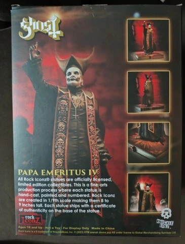Ghost Papa Emeritus IV Black Robes Rock 