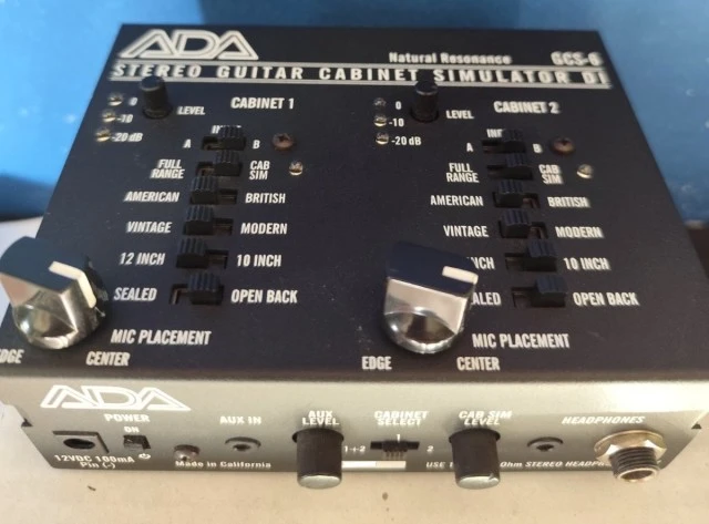 ADA GCS-6 Stereo Cab Sim & DI Box