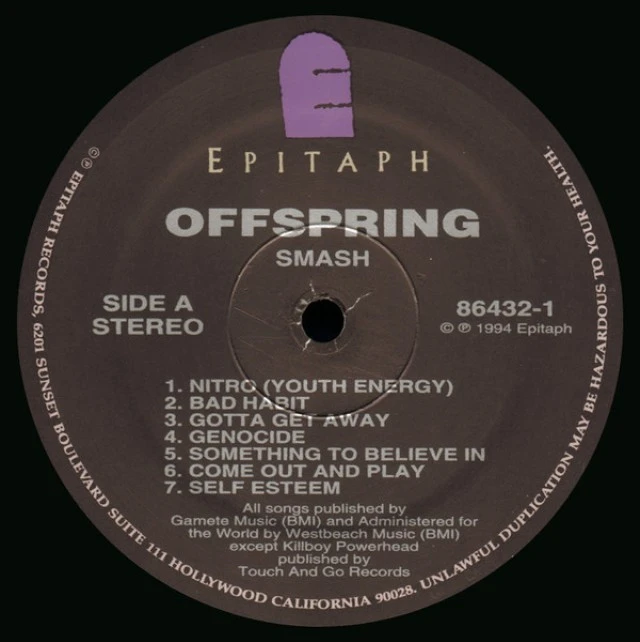 Offspring – Smash (LP . 1994)