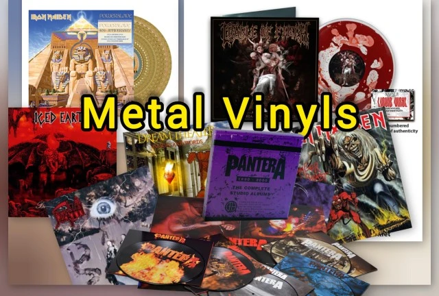 Metal βινύλια , μεμονωμένα και