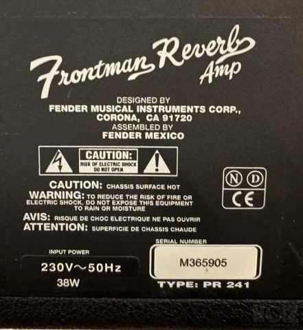 Vintage Fender Frontman PR241 (38w)