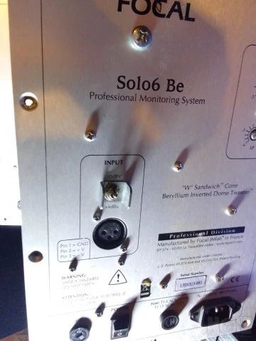 Focal Solo6 Backplate  Replacement Part