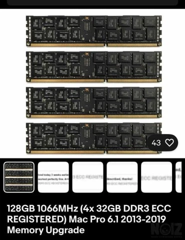 Μνημες 128 GB 1066 MHZ DDR 3 ECC REGISTE